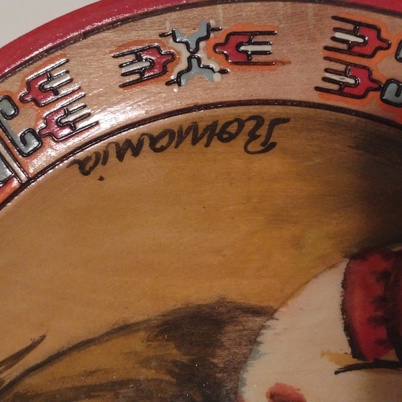 Hand Painted Romanian Romania Wooden Portrait Plates Woman Vlad Dracula Romania - Picture 7 of 16